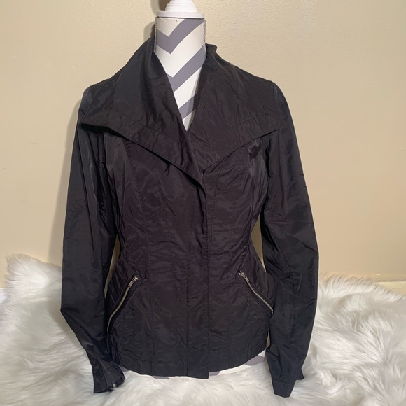 Isda & Co Size M Black Coat Length 23” Cotton - Picture 1 of 7